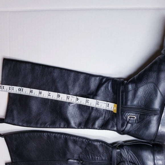 Balenciaga | Leather Knee High Riding Boots size 39 , Black - Picture 5 of 13